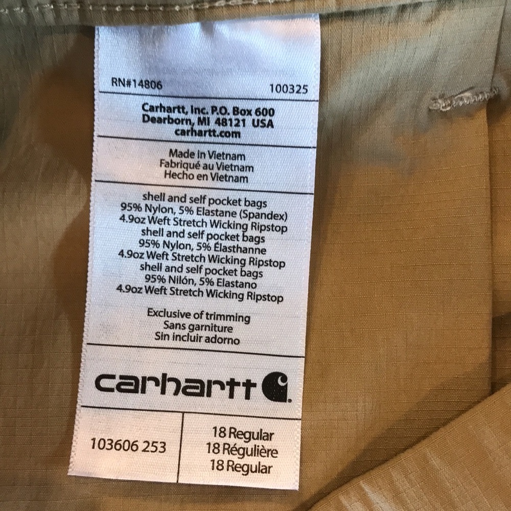 Carhartt Straight Fit Cargo Shorts - Picture 5 of 11